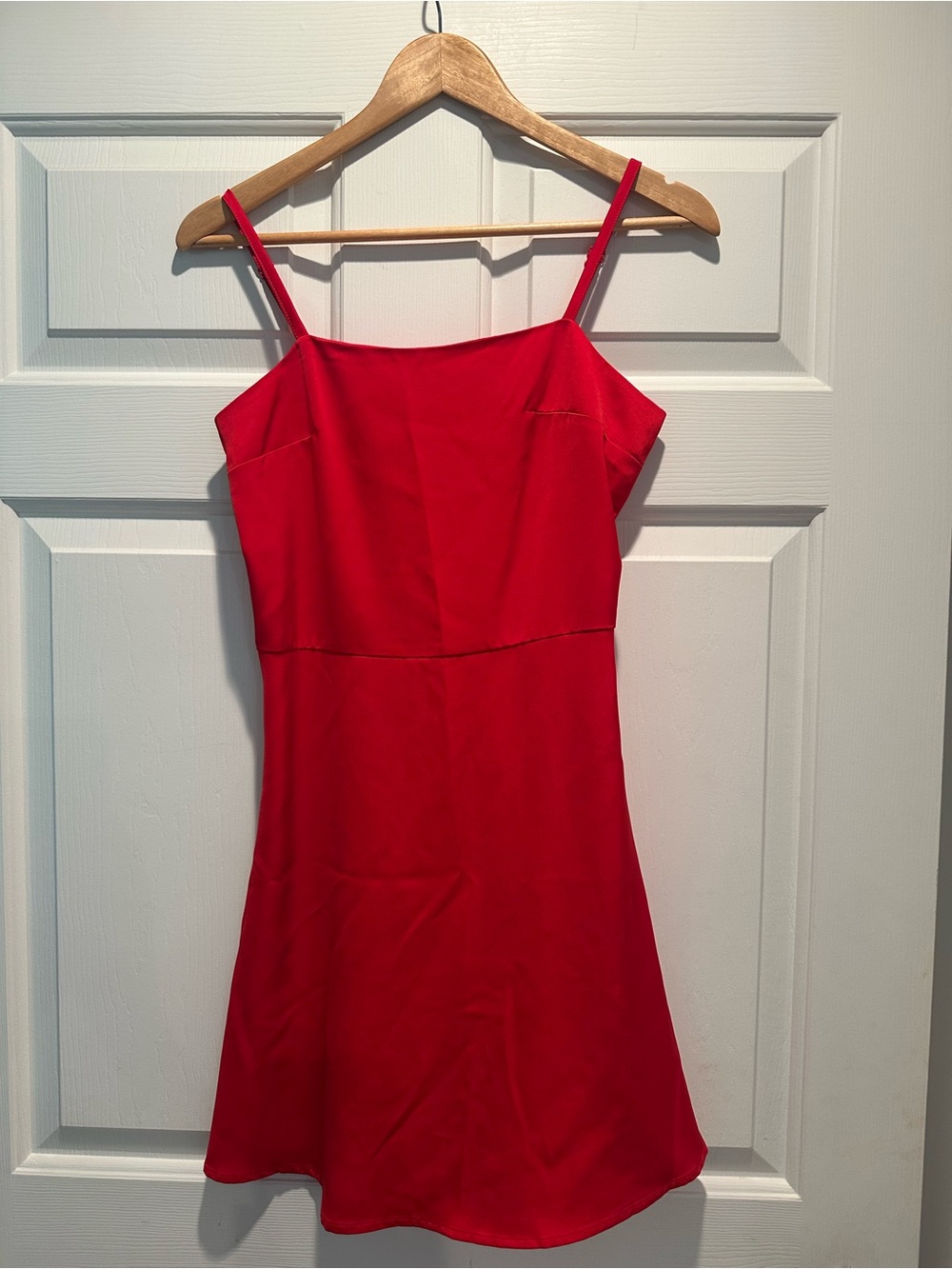 Studio 19 Red Spaghetti-Strap Mini Dress